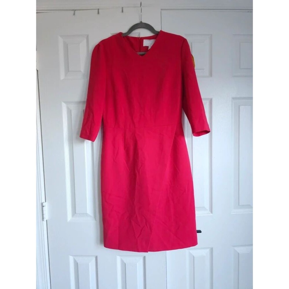 BOSS Hugo Boss Dylea Sheath Dress - Red/Coral Size 6